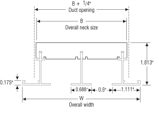 Architectural Linear Slot Returns